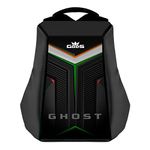 Gods GHOST 25 ltr Anti Theft 15.6 inch Laptop Tech Backpack for Men, Women, Boys, Girls | Premium bags for Gift | Bike Riding Bag for College, Travel, Office, Flight luggage | FLAG| Black