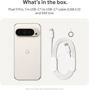 Google Pixel 9 Pro Smartphone, 256GB – Obsidian Black