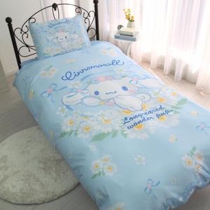 Sanrio SS-21-211-41 Cinnamoroll Duvet Cover, Single, 3-Piece Set, Duvet Cover, Pillowcase, Character Goods,