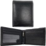 MOIRENTO RFID Blocking Black Leathe