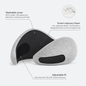 Ostrichpillow Go Travel Neck Pillow – Ergonomic Memory Foam Support
