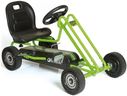 hauck Kids Pedal Go Kart, 4 Wheel Bike Cart, Ride for Ages 4-8, Green- Outdoor Bicycle Karts with Plastic Wheels for Boys and Girls