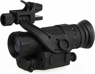 ANIUXIAOGE Military Digital Night Vision Monocular – Head-Mounted IR Scope for Hunting, White/Black