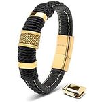 SERASAR Mens Bracelets 20cm Gold Gi