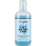 Mylee Prep + Wipe Gel Nail Polish Residue Cleaner Remover 250ml, Preparation & After Care, UV LED Manicure Gel Polish Base Wipe, Multi-Purpose for Sanitising Nail Plate & Removing Tacky Layer