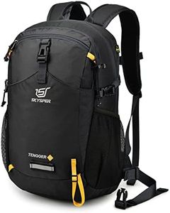 SKYSPER Mochila de Senderismo 20L, Mochila Trekking Pequeña para Hombres Mujeres un día para Senderismo Montañas Caminata, Tengger20-negro