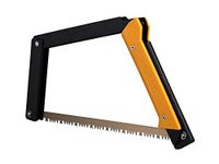 AGAWA - BOREAL15 -> 15 Inch Folding Bow Saw (Black Frame, Yellow Handle, All Purpose Blade)