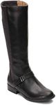 LifeStride Women's Riding Knee High Boot, Black, 7 W (C)