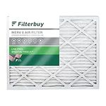 Filterbuy 20x25x1 Air Filter MERV 8 Dust Defense (1-Pack), Pleated HVAC AC Furnace Air Filters Replacement (Actual Size: 19.50 x 24.50 x 0.75 Inches)