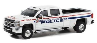 64 Scale 2018 Silverado 3500 Dually - Durham Regional Police - diecast