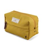 Joules Luxury Trolley Coast Collection His & Hers Softside Travel Wash Bag, Antique Gold