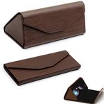 Anzailala Sunglass Case Specs Case for Men Women Foldable Eyeglass Case Hard Shell Portable Specs Cover Eyeglass Case Lightweight