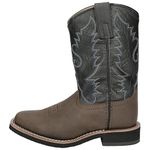 Smoky Mountain Boys' Tyler Western Boot Square Toe Brown 3.5 D