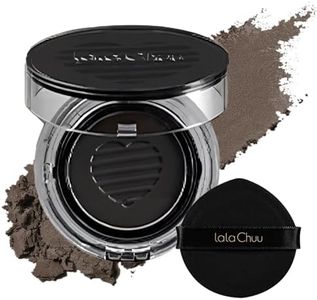 LALACHUU Hairline Powder Waterproof Concealing Hair Loss Instantly Root Touch Up for Women & Men Sweatproof Stain Proof for 120 Hours 0.32 Ounce, Dark Brown