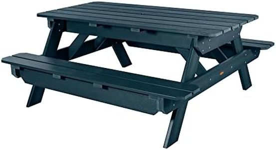 highwood Hometown Picnic Table, 6 Foot, Federal Blue