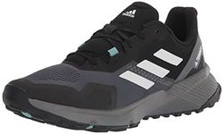 adidas Womens Terrex Soulstride Trail Running Shoes Black/Crystal White/Mint Ton 10-