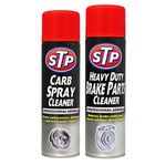 STP Carb Spray 500 Ml & STP Heavy Duty Brake Part Cleaner 500 Ml