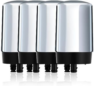 Faucet Water Filter Replacement for Brita Faucet Filtration Systems Compatible with Brita 36311 On Tap Faucet Filters System for Sink FR-200 FF-100 - Pack of 4 - Fits All Brita Tap Water Filters