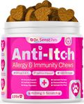 Dr. Senst Itchy Dog Skin Relief Dog Treats | Anti Itch for Dogs Immunity Treats | Vet Approved Itchy Dog Allergy Relief | Itch Remedies For Dogs | Dog Itchy Skin Relief Dog Chews | 120x Itch Chews