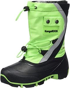 KangaROOS Unisex Kid's Kanga-Bean Iii Boots, Lime Jet Black, 7 UK