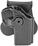 BOOMSTICK Glock Swivel Paddle Holster, Tactical Right-Hand Quick Draw, 360° Adjustable, Fits Taurus 24/7 OSS, Lightweight, Black