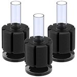 Pawfly 2 Inch Diameter Aquarium Biochemical Sponge Filter for Betta Fry Shrimp and Small Ornamental Fish Breeding Tank up to 10 Gallons (3 PCS)