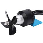 Dilwe Underwater Thruster, 350KV 24V Underwater Thruster Waterproof Motor with Propeller for RC Fishing Boat(CW)