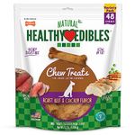 Nylabone Healthy Edibles All-Natural Long Lasting Roast Beef and Chicken Flavor Chew Treats