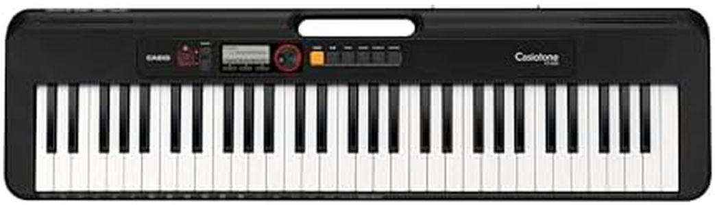 Casio CT-S200BK CASIOTONE Keyboard mit 61 Standtasten und Begleitautomatik, schwarz