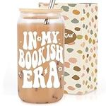 Coolife In My Bookish Era Glass Cup