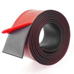 Neoprene Rubber Sealing Strip 80mm X 3mm X 3m Neoprene Self Adhesive Rubber Sheet Neoprene Solid Strip for Seal Floor, Flooring Protection, DIY Gaskets