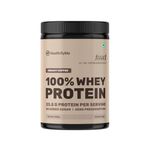 HealthifyMe 100% Whey Protein Blend | Creamy Coffee-500 Gms | 25.5Gm Protein, 5.6Gm Bcaa | With Digestive Enzymes | No Added Sugar Or Artificial Sweeteners | Zero Preservatives