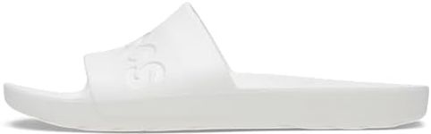 Crocs Unisex Slide Sandal, White, 7 UK