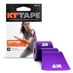 KT TAPE Original, Pre-cut, 20 Strip, Cotton, Purple