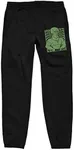 Spongebob Squarepants Macho Squidward Men's Black Graphic Joggers-Small