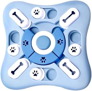 PashuBarn Interactive Treat Dispensing Puzzle Toy for Dogs - Educational Game with Squeaky Button, Brain Stimulation, IQ Training - Three Difficulty Levels