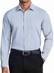 COOFANDY Regular Fit Dress Shirts for Men Wrinkle Free Button Down Shirt Long Sleeve Shirts