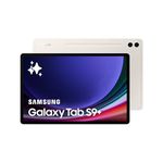 Samsung Galaxy Tab S9+ WiFi Android Tablet, 256GB Storage, S Pen Included, Unlocked, Beige, 3 Year Extended Warranty (UK Version)