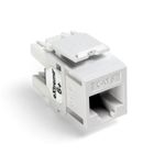 Leviton 61110-BW6 Extreme Quick Port Connector, White, 25-Pack