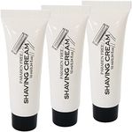 TravelWell Pack of 48 Disposable Shaving Cream 10g/10ml/0.34fl.oz in Bulk Individually Wrapped Travel Size Hotel Toiletries Amenities