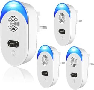 Ultrasonic Pest Repeller, Powerful Mouse Repellent Plug In Pest Control - Effective Against Mice, Rats, Mosquitoes, Spider, Cockroach, Moths, Ants Etc Insect And Pest, Harmless To Pets And Human
