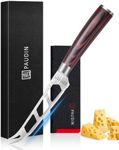 PAUDIN Cheese Knife, 5” Serrated Knife for Block Cheese,Sharp Tomato Knives