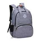 HOPYOCK-School Bags for Boys Girls Kids,Multi-Pocket Unisex Children Backpacks with Night Reflection,Primary/Secondary School Backpack Back Bookbags