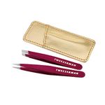 Tweezerman Celestial Fuchsia Mini Tweezer Set - Eyebrow Tweezers for Women and Men