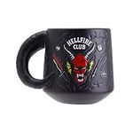 Paladone Stranger Things Hawkins High Hellfire Club Demon Embossed Ceramic Coffee Mug 400ml | Officially Licensed Horror Movie Merchandise