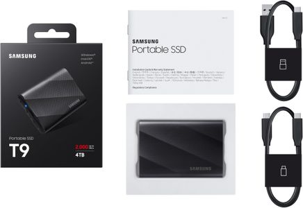 Samsung T9 Portable SSD 4TB – External Solid State Drive