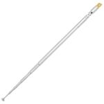 uxcell FM Radio Telescopic Antenna, Replacement Telescopic Antenna Aerial 15cm to 65cm 6 Sections for Radio, TV, Car, Portable AM Radios, Home Stereo Receivers, Stainless Steel 1 Pcs