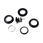 JarKuen 1 Set MTB Threadless External Headset Bearings Steel Bicycle Headset Threaded Bicycle Stem Headset Spacer for Mountain Road Bike