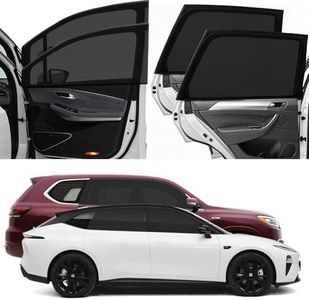 Car Window Screen for Cars and SUVs, Insect-Proof, Maintains Air Circulation, Sun Shading, Privacy Protection(All 4 Windows)