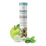Wellbeing Nutrition Daily Probiotics + Prebiotics, Gut Health Supplement 18 Billion CFU with Organic Chicory Root | For Indigestion, Constipation, Gas, Bloating, IBS & Immunity, 21 Effervescent Tabs